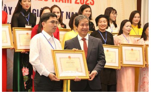 Tuyên dương 200 nhà giáo, cán bộ quản lý tiêu biểu năm 2023