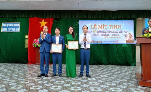 Trường THPT Tĩnh Gia 3: Kỷ niệm 41 năm ngày Nhà giáo Việt Nam (20/11/1982 - 20/11/2023)