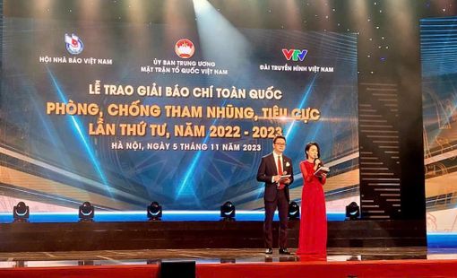 Lễ trao giải báo chí toàn quốc về phòng, chống tham nhũng, tiêu cực lần thứ tư