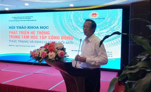 HỘI THẢO KHOA HỌC “Phát triển hệ thống trung tâm học tập cộng đồng – Thực trạng và định hướng đổi mới”
