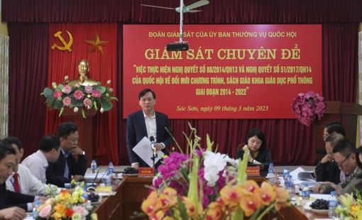 UBTV Quốc hội bắt đầu giám sát triển khai chương trình mới tại địa phương