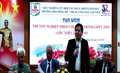 Tọa đàm khoa học: “Thi tốt nghiệp theo Chương trình GDPT 2018 - Góc nhìn từ cơ sở”