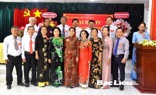 Hội Cựu Giáo chức tỉnh Bạc Liêu Tổ chức Đại hội lần thứ tư nhiệm kỳ 2022 – 2027