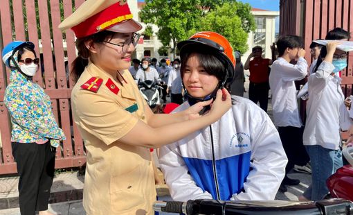 Bắc Ninh: Phòng CSGT Công an tỉnh Bắc Ninh tăng cường công tác đảm bảo TTATGT trong kỳ thi tốt nghiệp THPT 2023