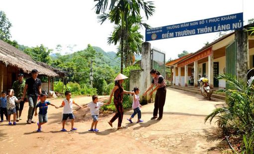 Điểm trường Làng Nủ lại vang tiếng trẻ thơ