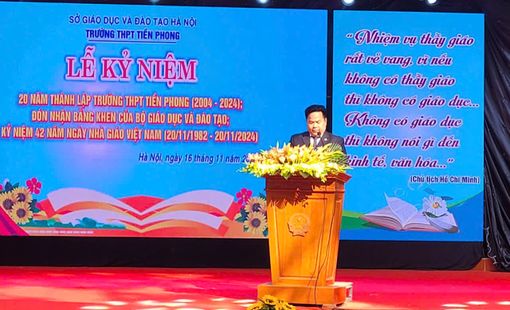 Lễ Kỷ Niệm 20 Năm Thành Lập Trường THPT Tiền Phong: Chặng Đường Phát Triển Mới