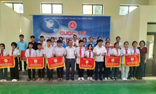 Nông Cống – Thanh Hóa: Tổ chức cuộc thi sáng tạo khoa học kỹ thuật lần thứ XI, năm học 2024 – 2025