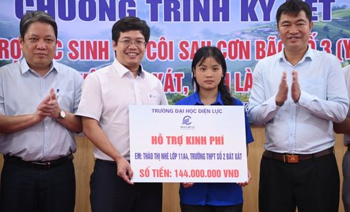 EPU chắp cánh ước mơ cho nữ sinh mồ côi sau bão ở Lào Cai