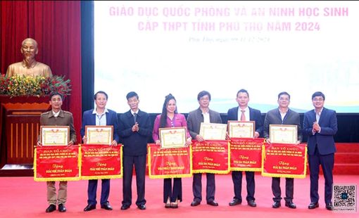 Phú Thọ: Trường THPT Trung Giáp (Phù Ninh) đoạt giải nhì toàn đoàn Hội thi Giáo dục quốc phòng và an ninh học sinh THPT tỉnh Phú Thọ năm 2024