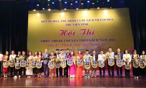 Hội thi Thiếu nhi kể chuyện theo sách năm 2024 với chủ đề “Thanh Hoá - Quê hương em”