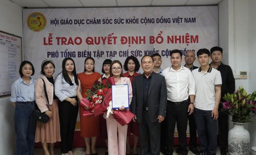Nhà báo Chu Loan được bổ nhiệm Phó Tổng Biên tập Tạp chí Sức Khỏe Cộng Đồng