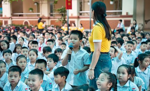 Thanh Hóa: Trường tiểu học Lý Tự Trọng quan tâm tớI việc trang bị những kỹ năng mềm cho học sinh