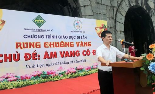 Giáo dục Di sản ngày càng khởi sắc và tạo nhiều ấn tượng tại Di sản Thành Nhà Hồ