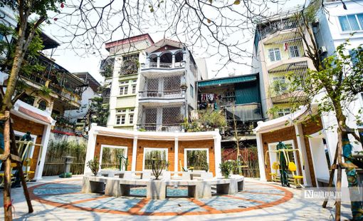 Hà Nội: Khu vui chơi được cải tạo từ chiếc giếng làng
