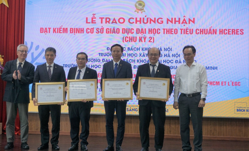 Thêm 4 trường đại học của Việt Nam đạt kiểm định chất lượng quốc tế