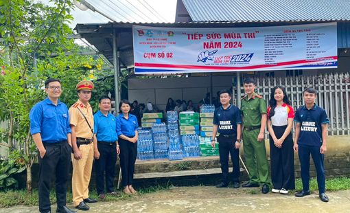 Tuổi trẻ Công an Sơn La tiếp sức mùa thi năm 2024