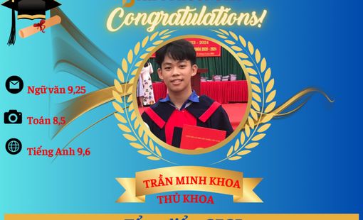 Phú Thọ: Huyện Cẩm Khê xếp thứ nhất điểm trung bình 3 bài thi trong kỳ thi tuyển sinh vào lớp 10 THPT năm học 2024 - 2025