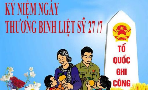 Kỷ niệm 77 năm ngày Thương binh - Liệt sĩ (27/7/1947-27/7/2024)