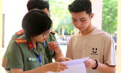 Kỳ tuyển sinh riêng của Bộ Công an: 18.000 thí sinh tham gia thi