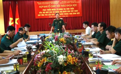 TƯ TƯỞNG HỒ CHÍ MINH VỀ XÂY DỰNG, PHÁT HUY NHÂN TỐ CHÍNH TRỊ TINH THẦN TRONG XÂY DỰNG VÀ BẢO VỆ TỔ QUỐC