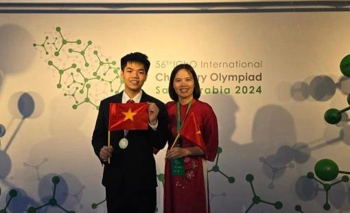 Đảng viên tuổi 18 lọt top 20 thí sinh điểm cao nhất Olympic hóa học quốc tế