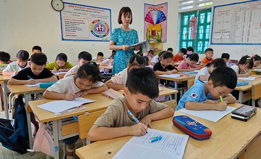 Phú Thọ: Huyện Yên Lập quan tâm dạy học tăng cường tiếng Việt cho học sinh tiểu học vùng dân tộc thiểu số
