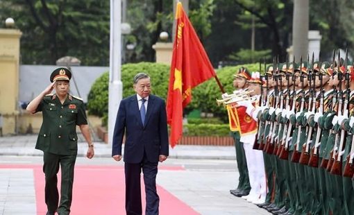 Tổng Bí thư, Chủ tịch nước Tô Lâm dự Lễ khai giảng tại Học viện Quốc phòng