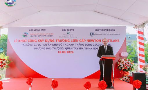 LỄ KHỞI CÔNG XÂY DỰNG TRƯỜNG LIÊN KẾT NEWTON WESTLAKE