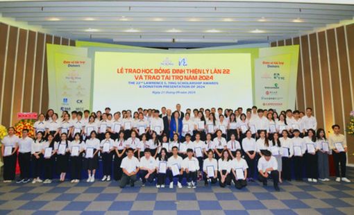 Lễ trao học bổng Đinh Thiện Lý lần 22 và Trao Tài trợ năm 2024