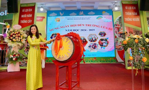 Trường mầm non Dịch Vọng (Cầu Giấy, Hà Nội): Hân hoan đón chào năm học mới!
