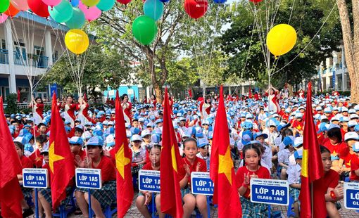 Trường Tiểu học Phúc Diễn tưng bừng chào đón Khai giảng năm học mới 2024 - 2025