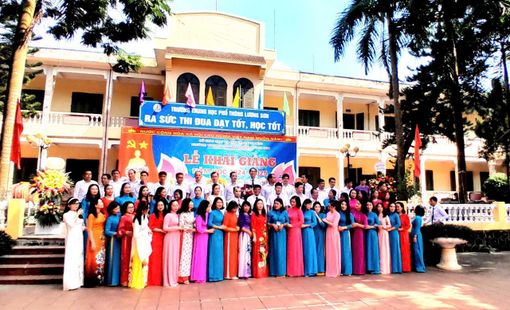 Lễ khai giảng năm học 2024 – 2025 Trường THPT Lương Sơn
