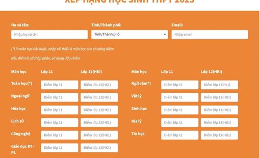 SchoolRank 2025: Công cụ hỗ trợ tra cứu xếp hạng học sinh THPT