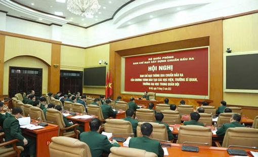 XÂY DỰNG CHUẨN ĐẦU RA CHƯƠNG TRÌNH ĐÀO TẠO - NỘI DUNG TRỌNG TÂM TRONG ĐỔI MỚI NÂNG CAO CHẤT LƯỢNG GIÁO DỤC - ĐÀO TẠO Ở HỌC VIỆN PHÒNG KHÔNG - KHÔNG QUÂN