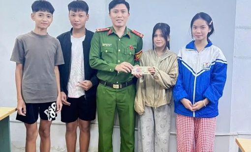 Thanh Hóa: Học sinh Hoằng Tiến nhặt được của rơi, trả lại người mất – nghĩa cử đẹp của tuổi trẻ