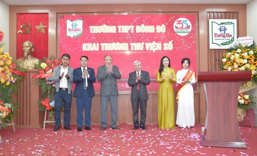 Hà Nội: Trường THPT Đông Đô long trọng kỷ niệm 43 năm Ngày Nhà giáo Việt Nam và Khai trương Thư viện số