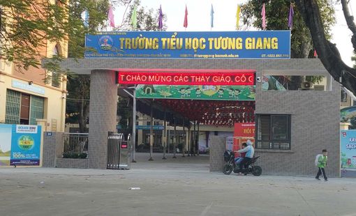 Bắc Ninh: Trường Tiểu học Tương Giang tổ chức tiêm chủng mở rộng cho học sinh