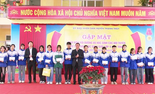Phú Thọ: Huyện Thanh Thủy hai năm đứng đầu toàn tỉnh tại Kỳ thi chọn học sinh giỏi cấp tỉnh lớp 9 THCS