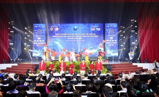 Lễ khai mạc cuộc thi Khoa học Kỹ thuật cấp quốc gia dành cho học sinh trung học năm học 2024-2025