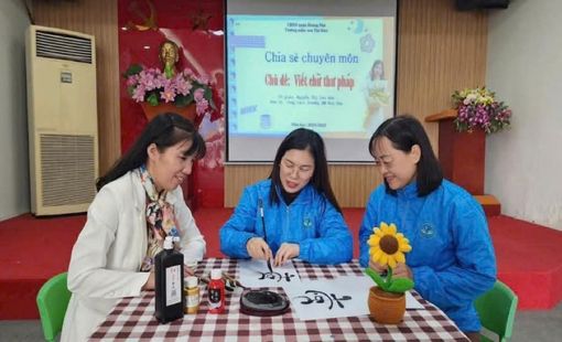 Trường Mầm non Hoa Sữa chia sẻ chuyên môn tại Hội đồng xét duyệt Giải thưởng “Nhà giáo Hoàng Mai tâm huyết, sáng tạo”