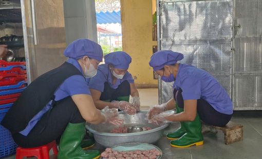 Thành phố Việt Trì (Phú Thọ) chú trọng an toàn thực phẩm tại các bếp ăn bán trú