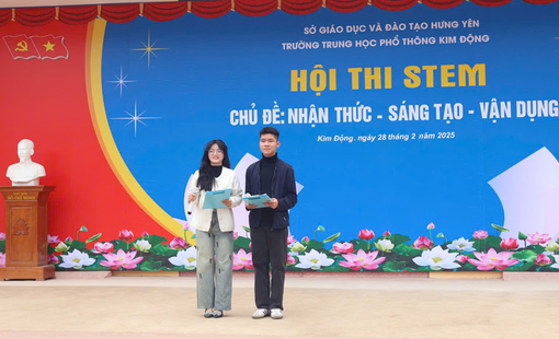 TRƯỜNG THPT KIM ĐỘNG PHÁT ĐỘNG HỘI THI STEM NĂM HỌC 2024-2025