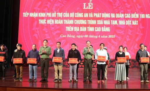 Bộ Công an hỗ trợ 131 tỷ đồng giúp Cao Bằng xóa nhà tạm, nhà dột nát