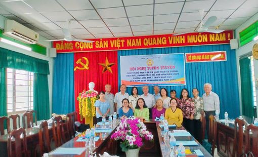 Hội Cựu Giáo chức tỉnh Long An tổ chức Hội nghị tuyên truyền chuyên đề năm 2025