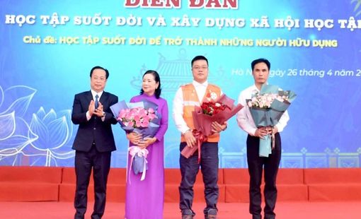 Giám đốc Sở GD&ĐT Hà Nội: Học tập suốt đời giúp mỗi người trở thành phiên bản tốt hơn