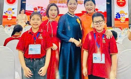 Phú Thọ: Học sinh trường tiểu học Vân Phú đoạt giải Thám Hoa và Nhất Trạng Nguyên Tiếng Việt toàn quốc