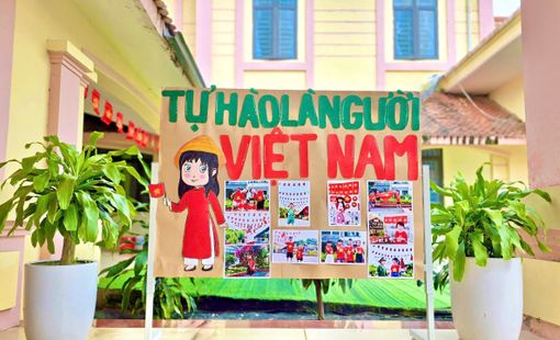 Trường mầm non Hoa Mai nô nức, phấn khởi chuẩn bị khai giảng năm học mới.
