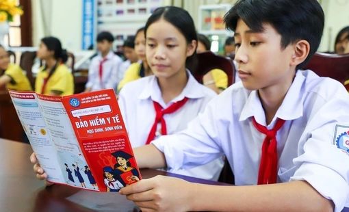 Học sinh, sinh viên được hỗ trợ tối thiểu 50% mức đóng bảo hiểm y tế từ năm học 2025–2026