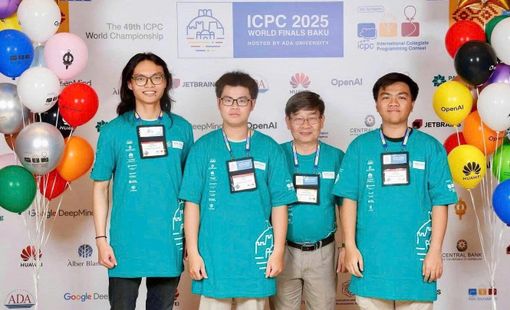 Sinh viên Trường Đại học Khoa học Tự nhiên Thành phố Hồ Chí Minh ghi dấu ấn tại đấu trường ICPC 2025