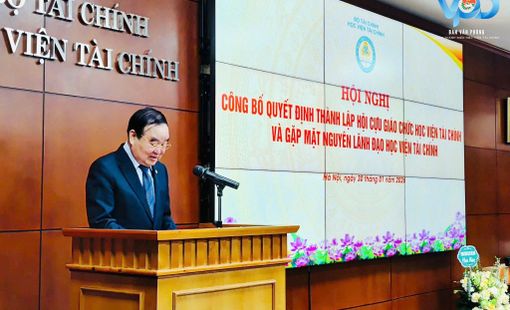 Học viện Tài chính cơng bố Quyết định thành lập Hội Cựu giáo chức Học viện Tài chính